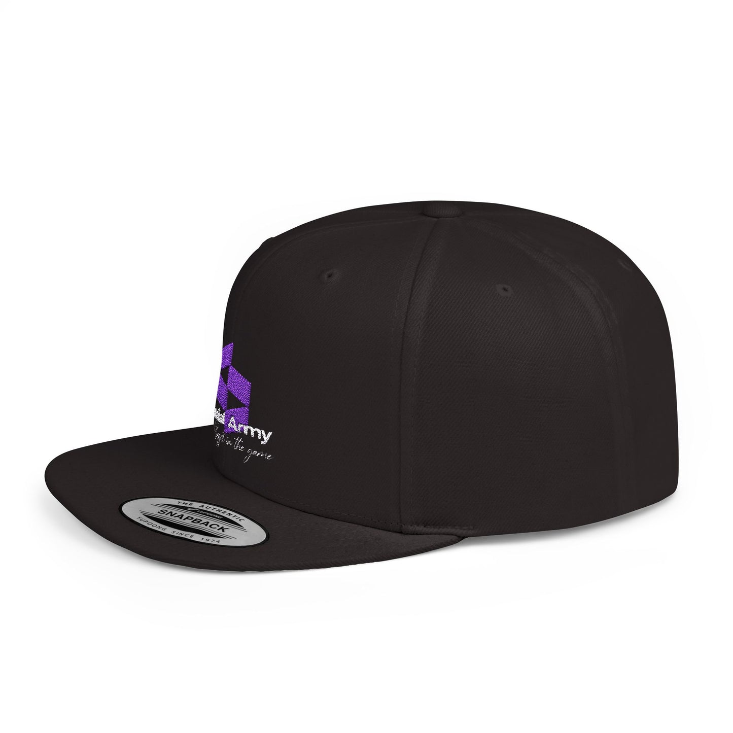Social Army Flat Bill Snapback Cap - Stylish Gamer Hat for Casual Wear