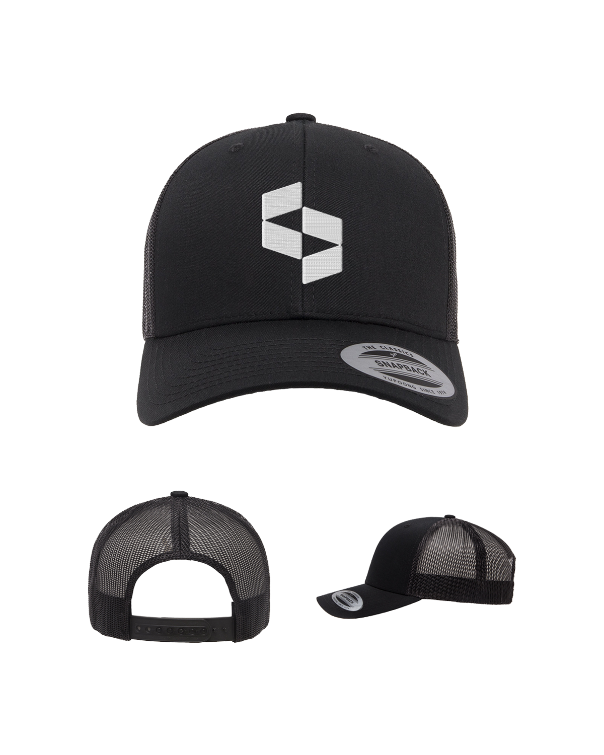 Embroidered Mesh Trucker Hat