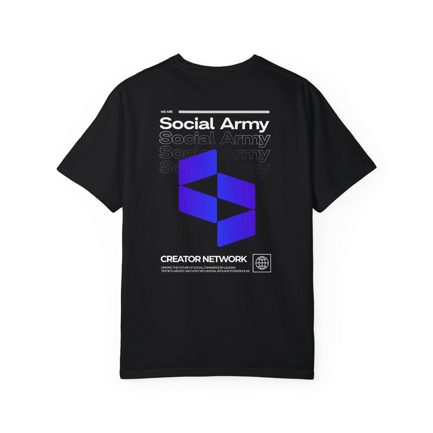 Unisex Social Army Graphic T-Shirt - Creator Network Design