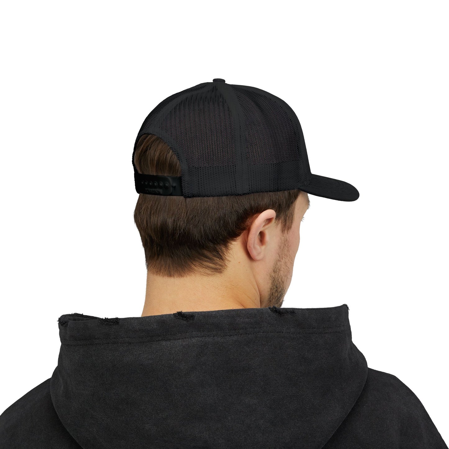 Social Army Snapback Trucker Cap - Trendy Hat for Gamers & Team Spirit
