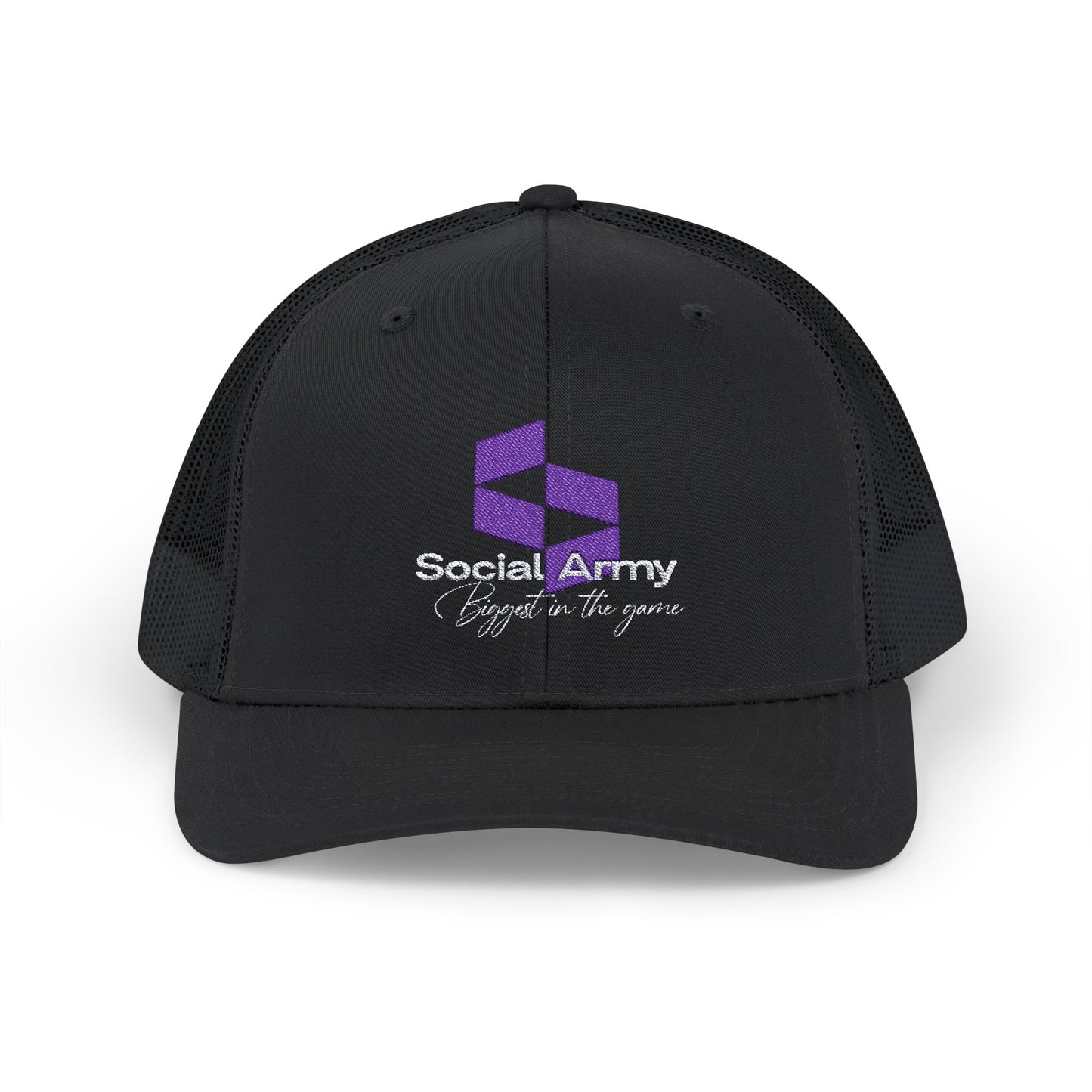 Social Army Snapback Trucker Cap - Trendy Hat for Gamers & Team Spirit