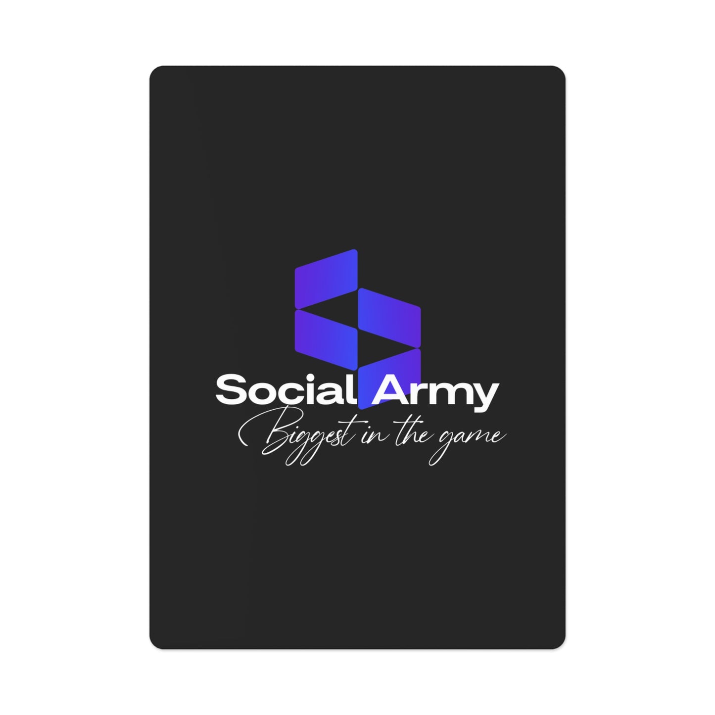 Social Army Poker Card Deck - Play with Style and Fun!